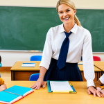 **

"A fully clothed female teacher in modest professional attire, engaging with students in a bright and inviting classroom.  Students are actively participating and smiling.  The background shows learning materials and educational displays.  Safe for work, appropriate content, perfect anatomy, natural proportions, family-friendly, well-formed hands, proper finger count, professional educational photography, high quality."

**